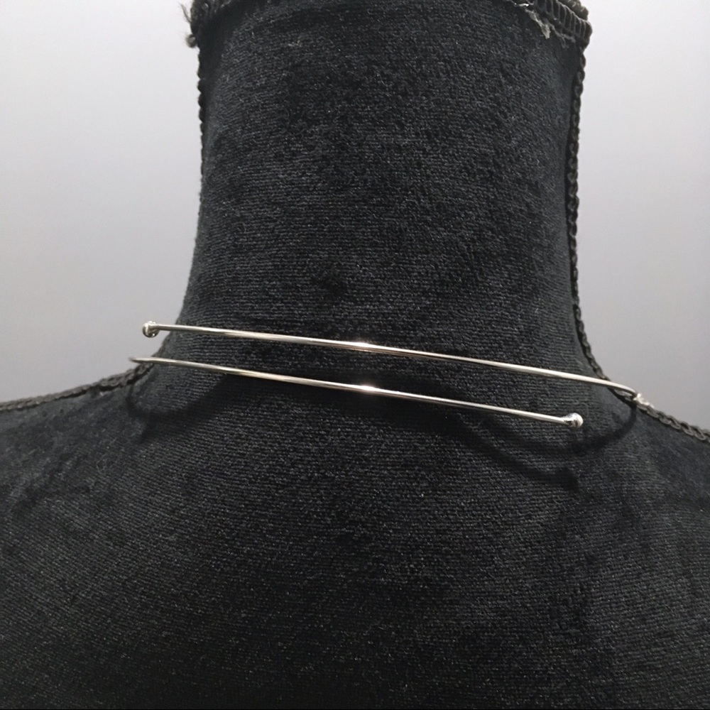 Draped Chandelier Rhinestone Chain Necklace - Picture 6 of 7